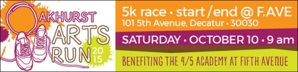 oakhurst arts run banner