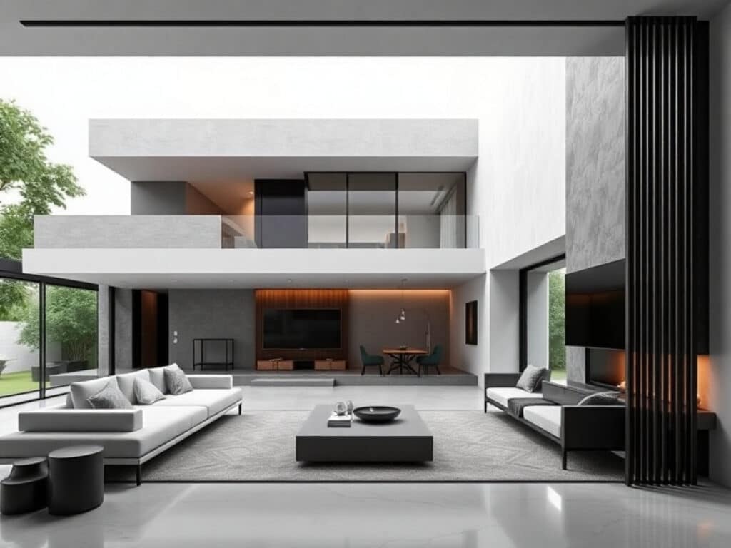 Studio Nilasha’s Monochrome Villa Finds Warmth in Restraint