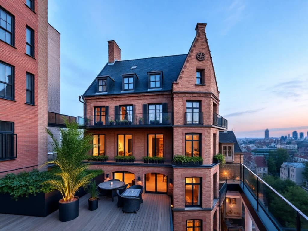 Holzrausch Extends a Wilhelminian-Era Frankfurt Penthouse