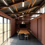Reused Shipping Containers Form A Flexible Workplace in Spain