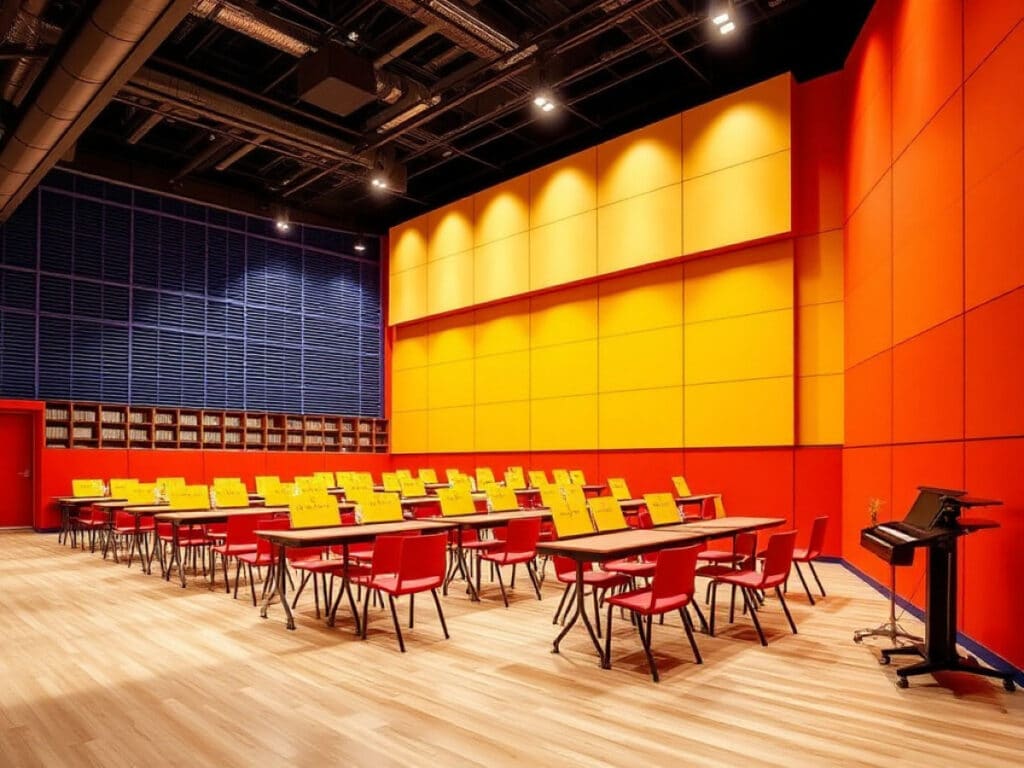 studio vapore Turns Up the Color in its Music Classrooms