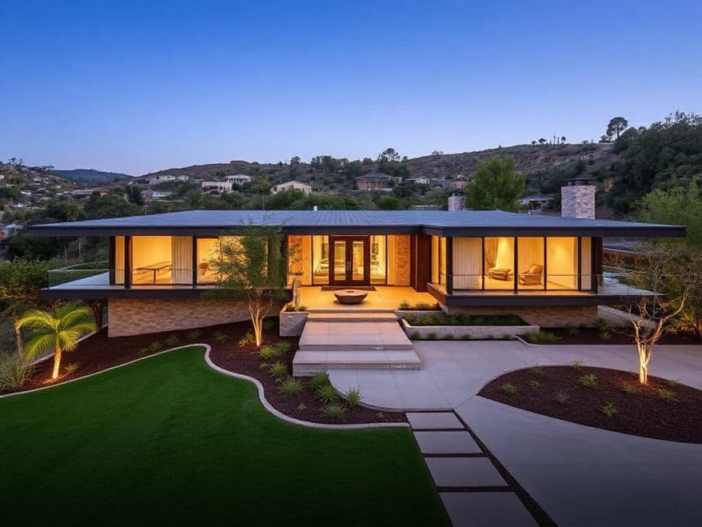 Ome Dezin Restores a Whitney R. Smith Home in the Hollywood Hills