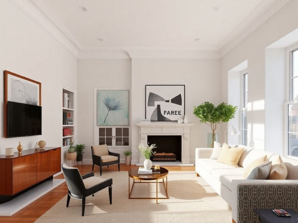 VAREY Gives a Victorian London Flat Gallery-Like Calm